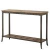 Bronze Metal Rectangular Console Tables (Photo 13 of 16)