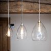 Bronze With Clear Glass Pendant Lights (Photo 1 of 15)