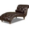 Brown Leather Chaise Lounges (Photo 2 of 15)