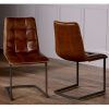 Brown Leather Dining Chairs (Photo 18 of 25)