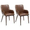 Brown Leather Dining Chairs (Photo 6 of 25)