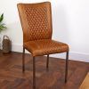 Brown Leather Dining Chairs (Photo 8 of 25)