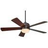 Brown Outdoor Ceiling Fan With Light (Photo 9 of 15)