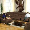 Brown Sectionals With Chaise (Photo 5 of 15)