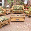 Brown Wicker Chairs With Ottoman (Photo 11 of 15)