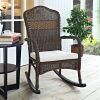 Brown Wicker Patio Rocking Chairs (Photo 2 of 15)