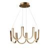 Brushed Champagne Lantern Chandeliers (Photo 6 of 15)