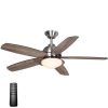 Brushed Nickel Outdoor Ceiling Fans (Photo 2 of 15)