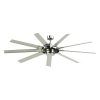 Brushed Nickel Outdoor Ceiling Fans With Light (Photo 9 of 15)