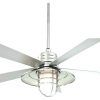 Brushed Nickel Outdoor Ceiling Fans (Photo 1 of 15)