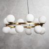 Bubbles Clear And Natural Brass One-Light Chandeliers (Photo 10 of 15)