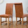 Brown Leather Dining Chairs (Photo 5 of 25)
