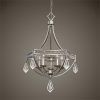 Burnished Silver 25-Inch Four-Light Chandeliers (Photo 14 of 15)