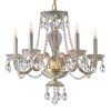Brass And Crystal Chandelier (Photo 6 of 15)
