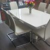Cream Gloss Dining Tables And Chairs (Photo 3 of 25)
