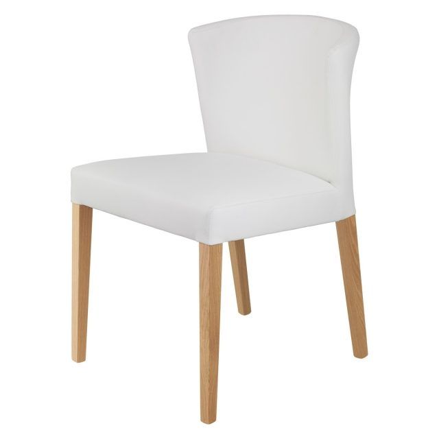 2024 Latest White Leather Dining Chairs