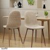 Caden 5 Piece Round Dining Sets With Upholstered Side Chairs (Photo 7 of 25)