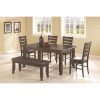 Caden 6 Piece Dining Sets With Upholstered Side Chair (Photo 14 of 25)