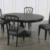 Caira Black 5 Piece Round Dining Sets With Upholstered Side Chairs (Photo 5 of 25)