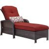 Red Chaise Lounges (Photo 15 of 15)