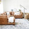 3Pc Faux Leather Sectional Sofas Brown (Photo 22 of 25)