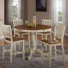 Candice Ii 5 Piece Round Dining Sets With Slat Back Side Chairs (Photo 19 of 25)