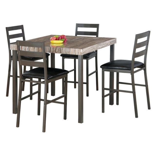 25 Ideas of Candice Ii 5 Piece Round Dining Sets with Slat Back Side Chairs