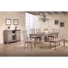 Candice Ii 7 Piece Extension Rectangular Dining Sets With Slat Back Side Chairs (Photo 18 of 25)