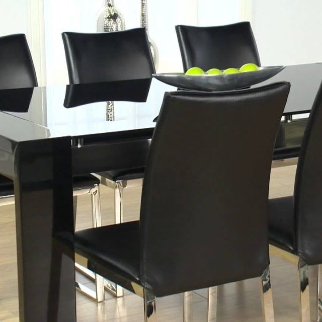 25 Collection of Black High Gloss Dining Tables