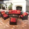 Patio Conversation Sets With Ottomans (Photo 8 of 15)