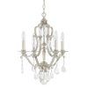 Antique Gold 18-Inch Four-Light Chandeliers (Photo 1 of 15)