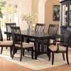 Cappuccino Finish Wood Classic Casual Dining Tables (Photo 11 of 25)
