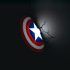 15 Photos 3d Wall Art Captain America Night Light