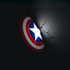 3D Wall Art Captain America Night Light (Photo 1 of 15)