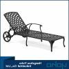 Cast Aluminum Chaise Lounges With Wheels (Photo 5 of 15)