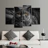 Cat Canvas Wall Art (Photo 14 of 15)