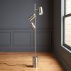 Brushed Nickel Standing Lamps (Photo 4 of 15)