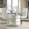 White Glass Dining Tables And Chairs (Photo 5 of 25)
