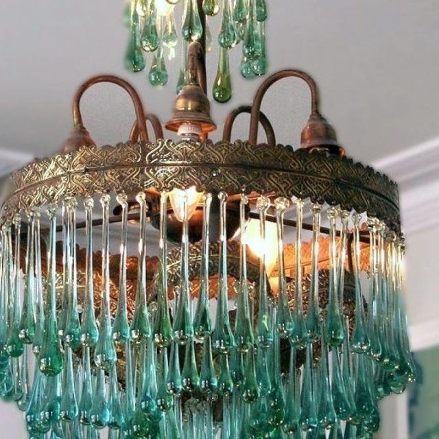  Best 15+ of Turquoise Gem Chandelier Lamps