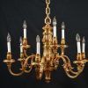 Vintage Brass Chandeliers (Photo 11 of 15)