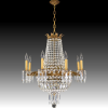Brass And Crystal Chandelier (Photo 13 of 15)