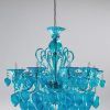 Turquoise Crystal Chandelier Lights (Photo 3 of 15)