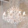 Small Shabby Chic Chandelier (Photo 9 of 15)