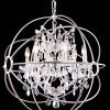 Metal Ball Candle Chandeliers (Photo 10 of 15)