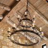 Large Iron Chandeliers (Photo 10 of 15)
