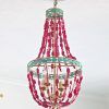 Turquoise And Pink Chandeliers (Photo 4 of 15)