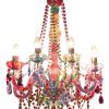 Colourful Chandeliers (Photo 9 of 15)