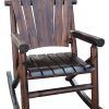 Char Log Patio Rocking Chairs With Star (Photo 6 of 15)