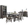 Charcoal Transitional 6-Seating Rectangular Dining Tables (Photo 10 of 25)
