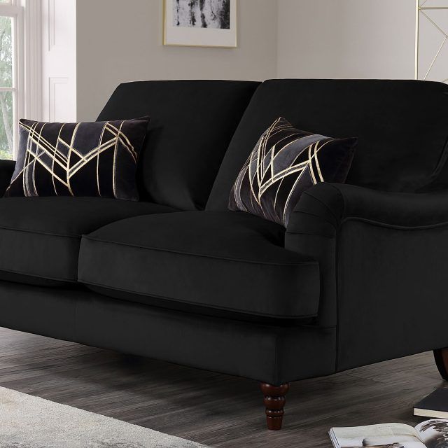 The Best Black Velvet 2-seater Sofa Beds